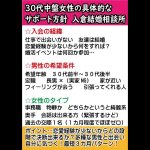 【テキスト版・実例】30代中盤女性の結婚相談所での具体的な活動方法~【2万人のリアル恋愛婚活相談】