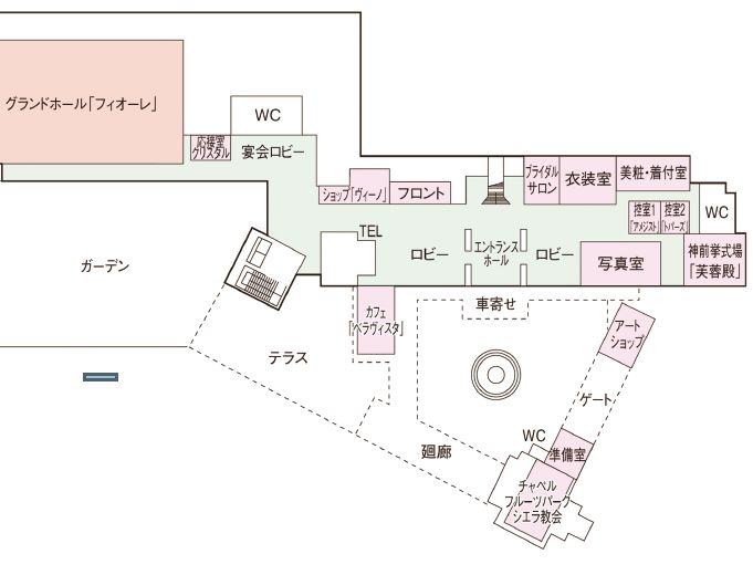婚活マルシェ会場図