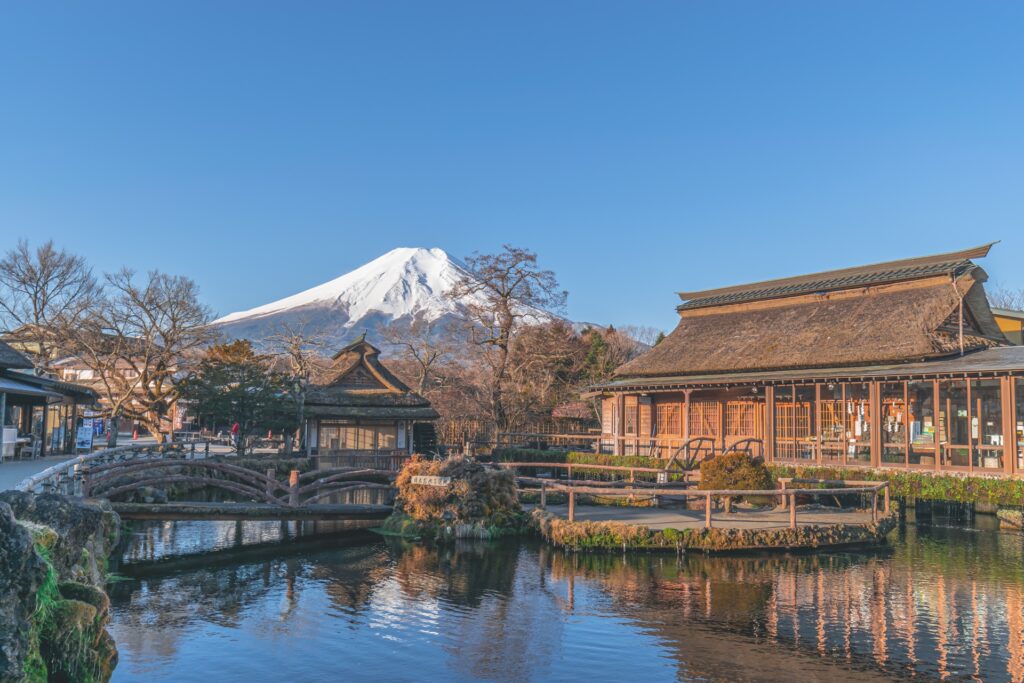 山梨県富士山エリア忍野八海の写真