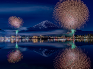 冬デートにおすすめ！富士山×花火の絶景【河口湖冬花火】～山梨で心温まる20分間を体験