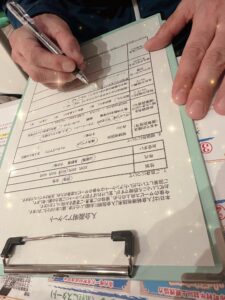 40代男性 入会説明アンケート