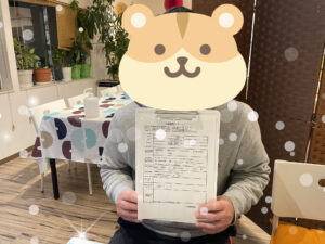 30代男性 入会説明アンケート