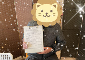 40代男性 入会説明アンケート