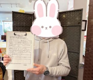 30代男性 入会説明アンケート