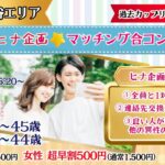 【終了】【諏訪・岡谷会場】8月17日(日)15時20分~【男性33~45歳、女性32~44歳】MAX10対10!ヒナ企画★マッチング合コン