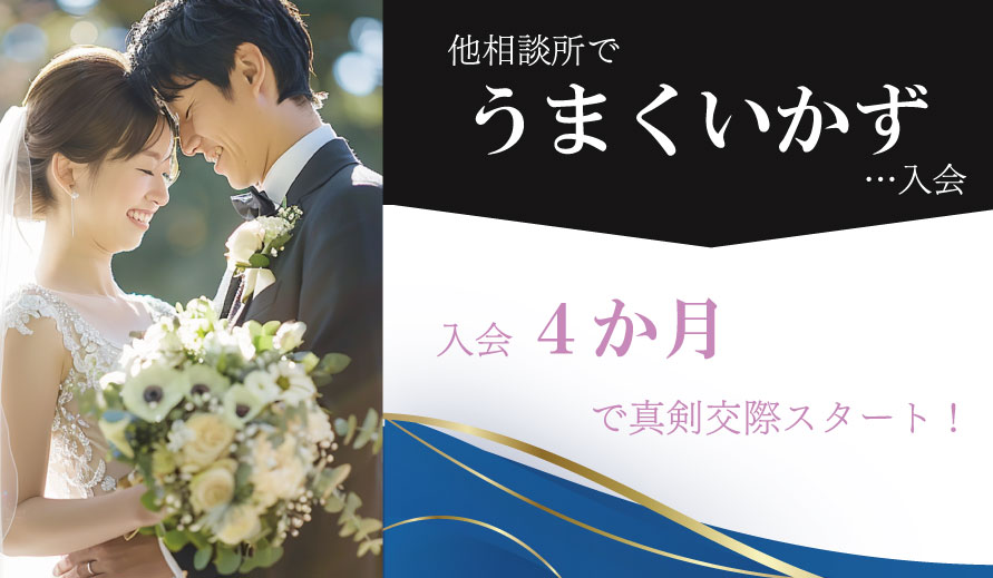 結婚した男女の結婚式の写真