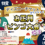【27～39歳】ディズニーチケットなお年玉ビンゴ大会？＆ホントの新年会！｜2月21日（土）18時～開催